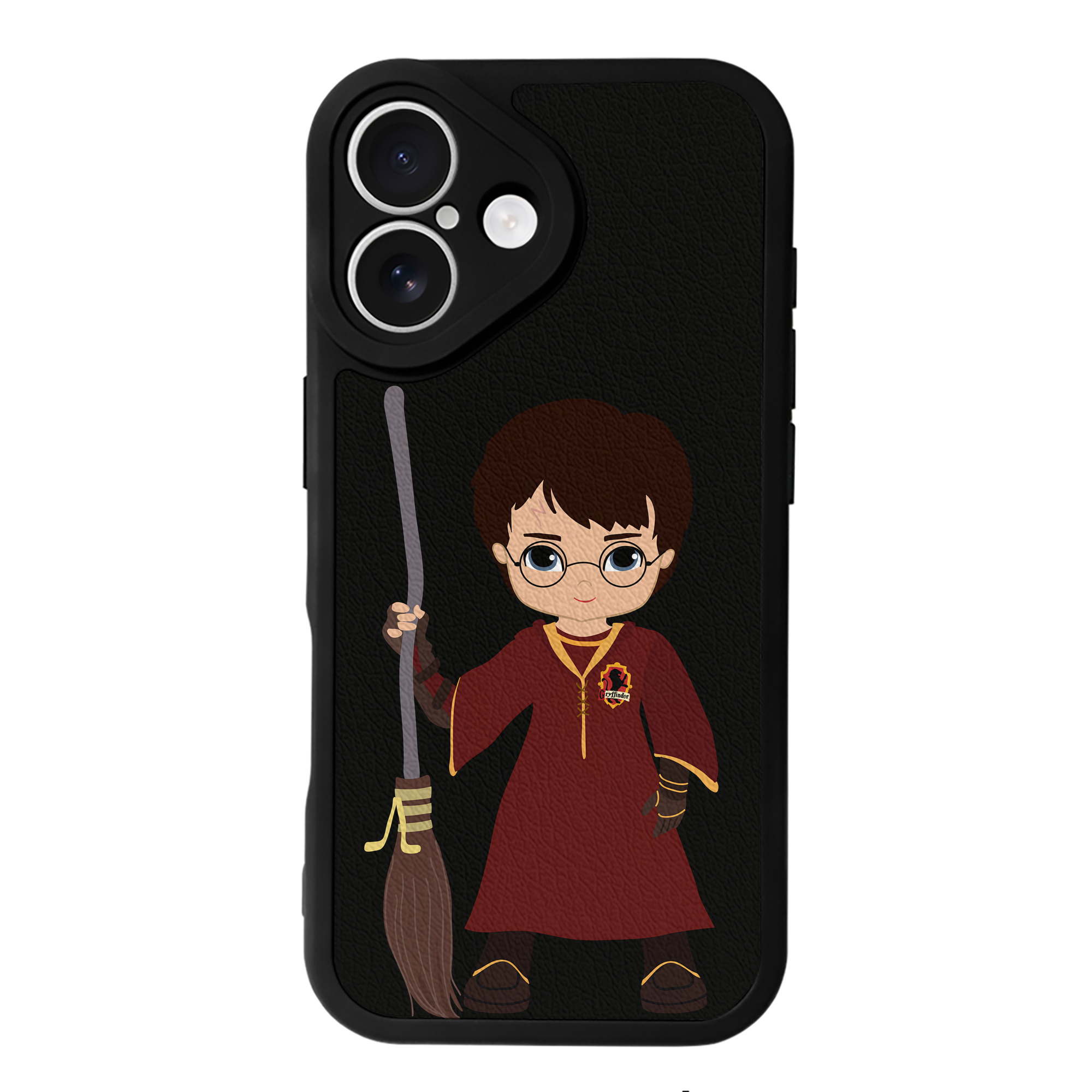 （画像用） Harry Potter ハリー・ポッターシリーズ 【iPhone 16シリーズ対応】シリコンスマホケース（レザー調） 材質：シリコン